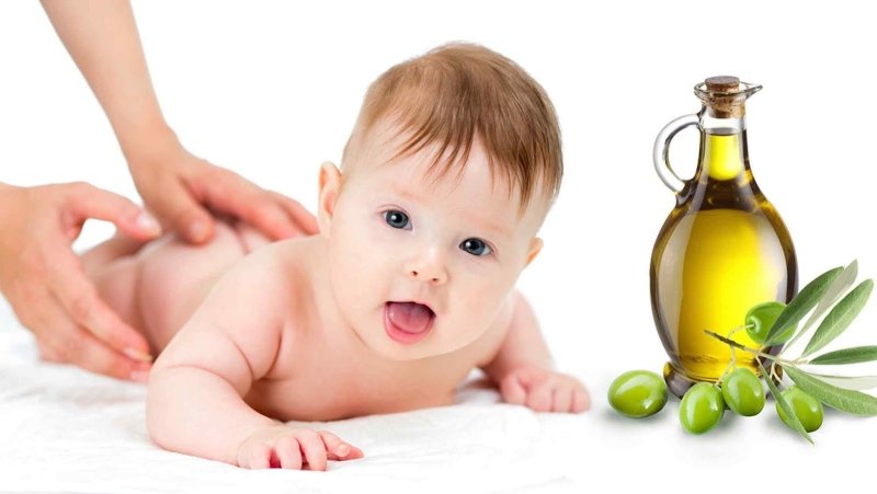 فواید ماساژ نوزاد با روغن زیتون